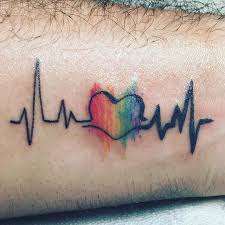 You can place it on your ribs on either side or in the middle, or on the back of your neck. 50 Heartbeat Tattoo Designs To Express Your Love More This Valentine S Day Tats N Rings