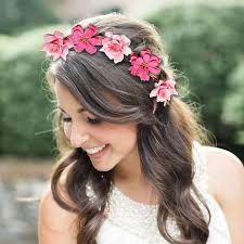 Flores Para Vestidos De Fiesta Corona De Flores,Diadema, Guirnalda Floral  Bohemias Rosas Para Mujer Niña Para Sombrero Adorno Fiesta Festival Playa  Viaje Boda Diadema Disney