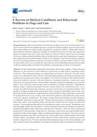 Central texas veterinary specialty & emergency hospitals austin vet care at central park Pdf A Review Of Medical Conditions And Behavioral Problems In Dogs And Cats