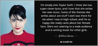 Mar 26, 2021 · happiness taylor swift cover lyrics: Kathleen Hanna Quote I M Totally Into Taylor Swift I Think She Has Super Clever