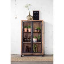 Industrie Vitrine Loua Schwarz Glasvitrine Metall Schrank Vintage Vitrine Vitrine Vitrinenschrank