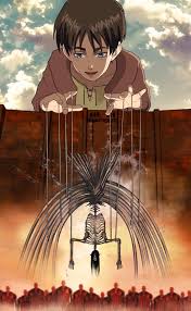 Ymir fritz became the founding titan when the spinal cord attached itself to her and she becomes this you can see the remaining edges of the spinal cord on her back, but for eren, it was a different case, he was decapitated just before becoming th. Eren Yeager By Smartlamsa On Deviantart