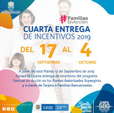 Para poder acceder a familias en acción deberas cumplir con algunos requisitos o estar en este perfil. Cuarta Entrega De Incentivos Del 2019 Del Programa Familias En Accion Alcaldia Distrital De Santa Marta