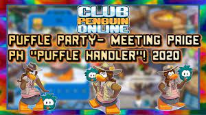 Joga club penguin, o jogo online grátis em y8.com! Club Penguin Online Puffle Party Meeting Paige Ph Youtube