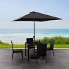 Offset umbrellas are really great, they're so practical, and we've got them in colors & widths to match any space. 1