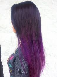 What comes to your mind once you see this image matters more! Hair Color Ombre Long Brunette Violet Purple Hair Styles Purple Ombre Hair Diy Ombre Hair