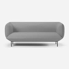 Canape Cloud 2 Places 1 2 Nantes Light Grey Bolia Sofa Design Light Grey Sofa