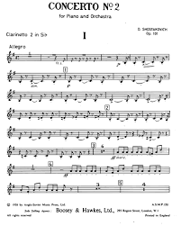 Dmitri Shostakovich Piano Concerto No 2 In F Major Sheet Music Nkoda