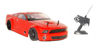 18 scale 2.4ghz radio 4wd fast 30+ mph rc car, with 2 rechargeable batteries. Nitro Rc Ford Mustang 1 10 Scale W Fast Racing Engine