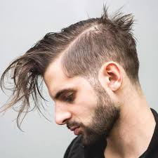 Long Top Short Sides Hairstyle For Thin Hair Thinninghairmen Thin Hair Men Mens Hairstyles Short Long Thin Hair