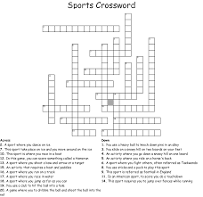 A crossword puzzle on practising/reinforcing/testing sport vocabulary. Sports Crossword Wordmint