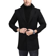 Du trench au chesterfield, sans oublier son modèle en doudoune, vous flânez avec style au quotidien. Manteau Long Pour Homme Noir Ref Ml 721n Prix Tunisie Price Tn