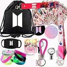 Amazon Com Fans Set Map Of The Soul Personal Including Drawstring Bag Stickers Lanyard Bracelet Mask Button P Drawstring Bag Bts Fans Kpop Merchandise