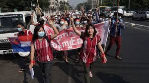 A list of myanmar newspapers for news and information on sports, entertainments, jobs, education, festivals, tourism, lifestyles, movies, travels, weather, real estate, and business. Myanmar Generals Shut Down Internet As Thousands Protest Coup