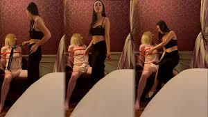 Mistress Iris Binds Her Sex-Doll To A Chair And Torments Her Until She Cums