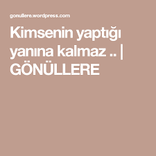 Kimsenin Yaptigi Yanina Kalmaz