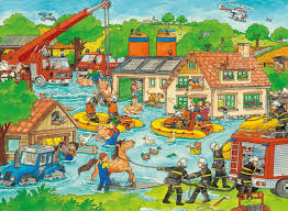 Door de #overstroming van onder het keukenblok is veel vocht in het huis gekomen. 2014 06 Hvad Gor De Ved En Oversvommelse Picture Description For Kids Busy Pictures Picture Prompts