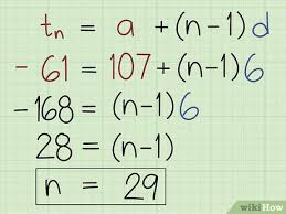 Substitute the initial term and the common difference into the recursive formula for arithmetic sequences. How To Find A Number Of Terms In An Arithmetic Sequence 3 Steps