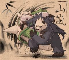 Chesnaught And Pangoro Pokemon Art Pokemon Drawings Pokemon