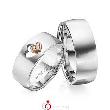 Paar Bicolor Trauringe Eheringe In Weissgold 585 Rotgold 585 Mit Zus 0 03 Ct Brillant Tw Si Von 123gold Y 1342 4 123gold Einzigartig Wie Die Liebe Mit Bildern Rotgold Trauringe Eheringe