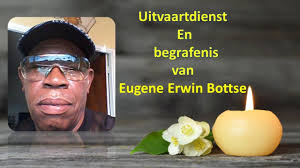 LIVESTREAMING Uitvaartdienst en begrafenis van Eugene Erwin Bottse