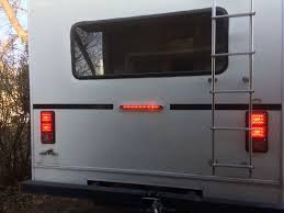 Bargman Led Double Tail Light 4 Function 36 Diodes Rectangle Black Base Red Lens Bargman T Tail Light Rectangle Lights