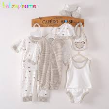 8piece 0 3months Spring Autumn Newborn Baby Tracksuit 100 Cotton Kids Clothes Suit Unisex Infant Toddler Girl Outfits Baby Boy Clothes Newborn Newborn Outfits
