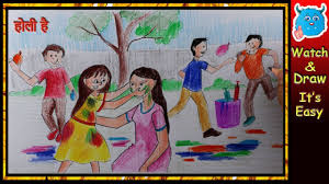Some annual festivals emerge out of religious rituals or cultural events, while others come about because of marketing experiments or boredom. Festival Drawing At Paintingvalley Com Explore Collection Of Festival Drawing