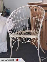French Look Cream Wrought Iron Chair Trade Me Wrought Iron Chairs Green Velvet Chair Feature Chair