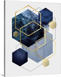 Paragon geometrics contemporary golden geos 1 wall decor 9454. Navy Gold Geo 2 In 2020 Geometric Art Prints Geometric Art Framed Abstract