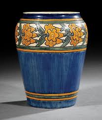 A Newcomb College Art Pottery High Glaze Vase Lot 609 Pottery Art Newcomb Pottery Pottery