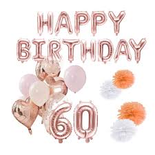 60 минут по горячим следам от 14.04.2021. Deko Set 60 Geburtstag Rosegold