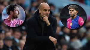 Guardiola respondió quién es mejor entre Messi y Yamal: "Muy desequilibrante"
