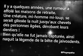La Bete De Jaivosdents Dentier Humour La Bete