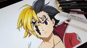 Grand cross, including skills, recommended gears, gift, food & more! Drawing Meliodas Zeldris From Seven Deadly Sins Nanatsu No Taizai Youtube