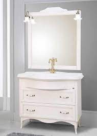 Setul Mobilier Baie Din Lemn Masiv Savini Due Daiana Bianco Bathroom Vanity Vanity Single Vanity