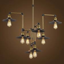 Combat tariffs on importing light fixtures from china. Industrial Style 8 Light Large Led Pendant Chandelier Commercial Coffee Bar Lighting Fixture Hl421366 Buy At The Price Of 347 51 In Beautifulhalo Com Imall Com
