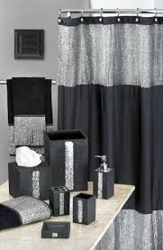Sears Com In 2020 Black Shower Curtains Gray Shower Curtains Silver Bathroom