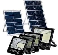 Remote Control Outdoor Waterproof Security Reflector Solar Lighting Energy  Saving Projector LED Solar Flood Light