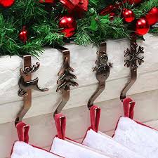Here are some cheerful holiday options for a standout mantel this year. Oufini Stocking Holders For Mantle Christmas Stocking Holder For Mantle Christmas Stocking Hangers For Mantel Stocking Hooks For Fireplace Stocking Holders Stocking Hanger For Christmas Decoration Buy Online In Solomon Islands