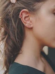 how to wear cartilage helix hoop pin piercing earrings inspiration ide ondaisy coole ohrlocher piercings ohr ohrstecker