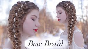 Turn your hair into a bow hairstyle without having to use accessories like headbands, scarves, and ribbons. Bow Braid Youtube