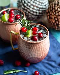 These Cranberry Vanilla Moscow Mules Are Sweet Spicy And Festive Af Click Anerdcooks For The Recipe Tropical Drink Recipes Nerd Cooking Moscow Mule Recipe