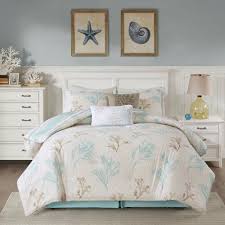 Coastal Style Bedroom Ocean Reef Collection Create A Sense Of Calm With An Under The Sea Inspired Coral Reef Styled Coastal Bedroom Ocean House Pinte