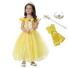 Maybe you would like to learn more about one of these? Little Girl Cosplay Princess Belle Dress Beauty And The Beast Kids Dress Up Party Hallowen Birthday Drama Photograph Costume Dresses Aliexpress