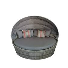 Ab und zu können auch zwei personen auf dieser liegefläche übernachten. á…á… Home Islands Taipeh Sonneninsel Loungeinsel Polyrattan Daybed Loungebett Gartenmuschel Rund Mit Sonnendach Www Rattanmoebel Guenstiger De