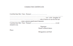 In united states law, good moral character can be assessed through the requirement of virtuous acts or by principally evaluating negative conduct. 7 Character Certificate Templates Word Excel Samples
