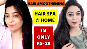 Store this homemade hair serum in a spray bottle. Keratin Treatment Hair Spa At Home For Smooth Shiny Frizz Free Hair Hair Smoothening At Rs 20 Youtube