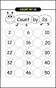 Count By 2s Worksheet Kids Learning Activity Counting In 2s Kindergarten Math Activities Counting Skip Counting Worksheets