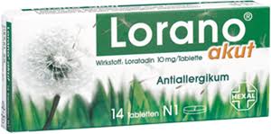 Lorano®akut принадлежи към групата на антиалергичните продукти и осъществява своето действие чрез блокиране на хистаминовите рецептори и чрез потискане на субстанциите, предизвикващи възпаление. Lorano Akut Tabletten Annen Apotheke